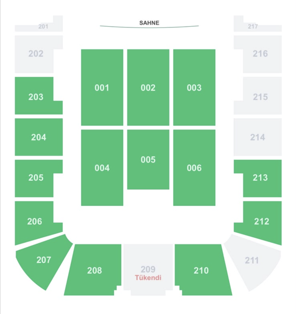 نقشه و پلان سالن Volkswagen Arena — کنسرت Ebru Gündeş در استانبول ۲۰۲۶ نقشه و پلان سالن Volkswagen Arena — کنسرت Ebru Gündeş در استانبول ۲۰۲۶